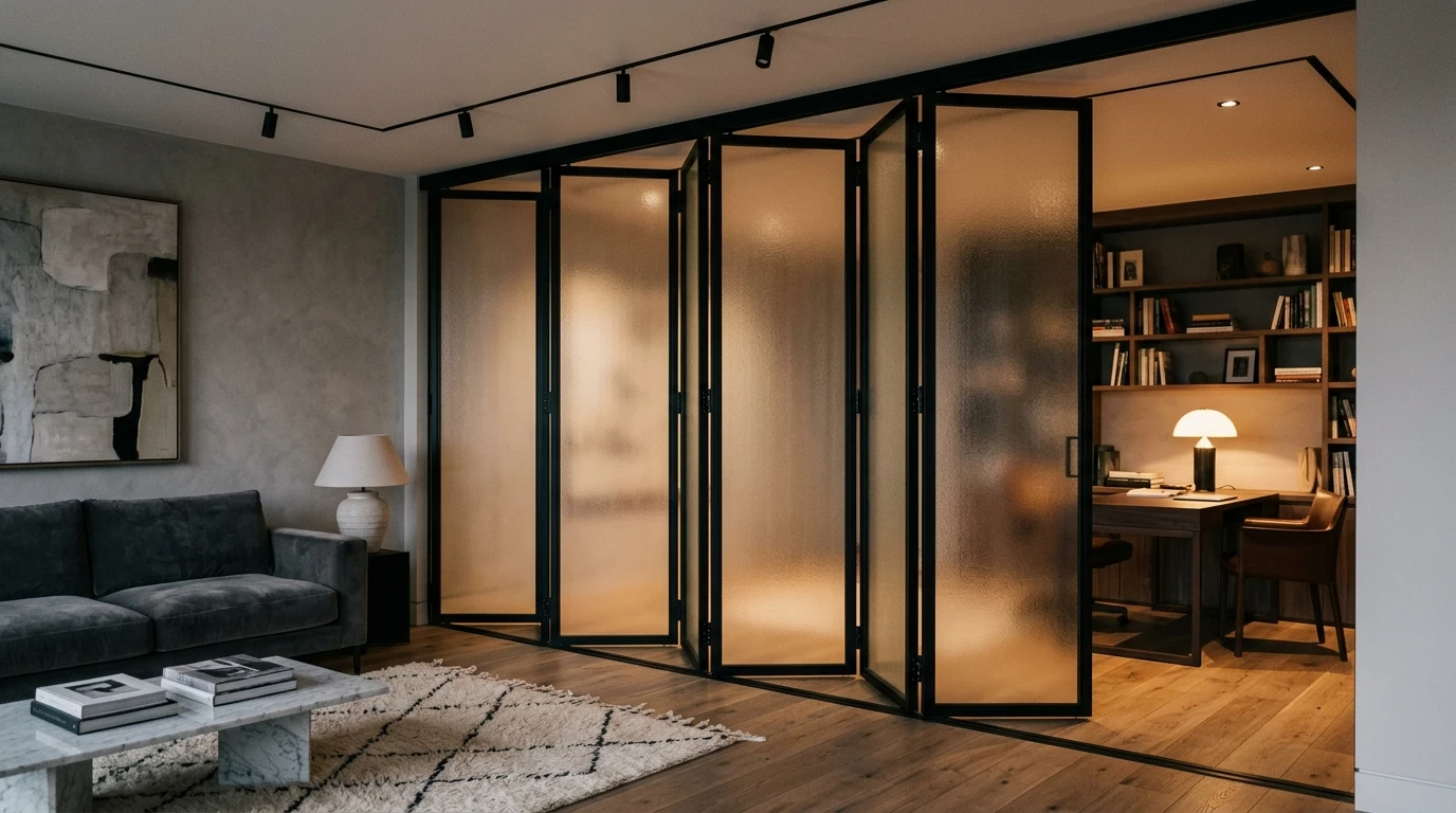 Складная перегородка между гостиной и кабинетом, 40 дБ — фото 10